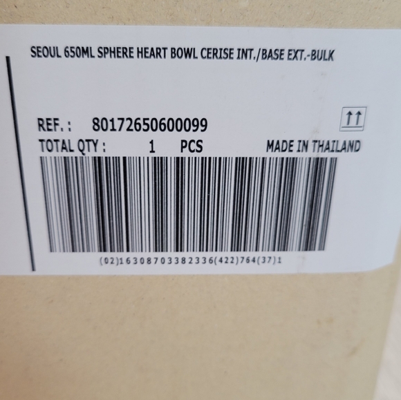 Le Creuset Heart-Shaped Red Stoneware Bakeware Bowl Cerise Seoul - Picture 5 of 6